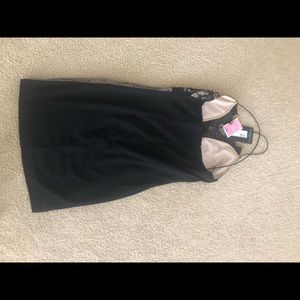 NWT- Pretty Little Thing black lace body on mini